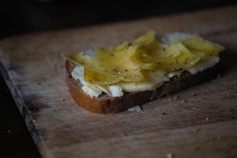 Golden garlic cheese bread appetizer
