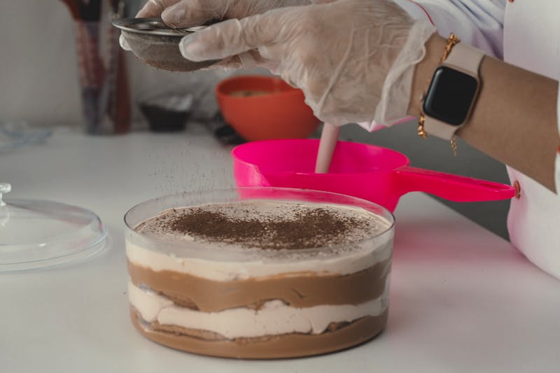 Classic Italian tiramisu dessert