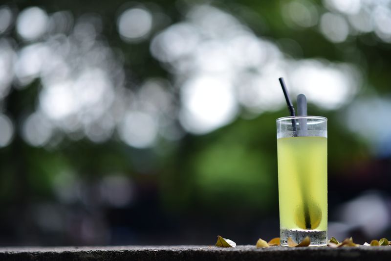 Sparkling Italian soda with colorful flavors